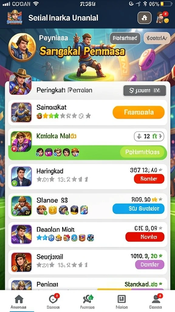 ariestogel - Tampilan antarmuka yang bersih dan modern.