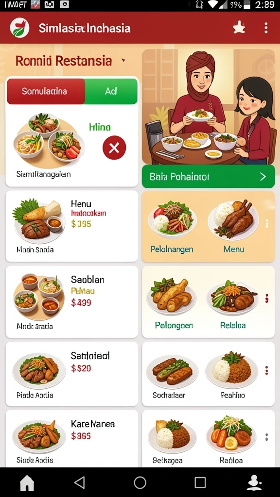 cemara777 - Tampilan antarmuka yang menarik dan intuitif.