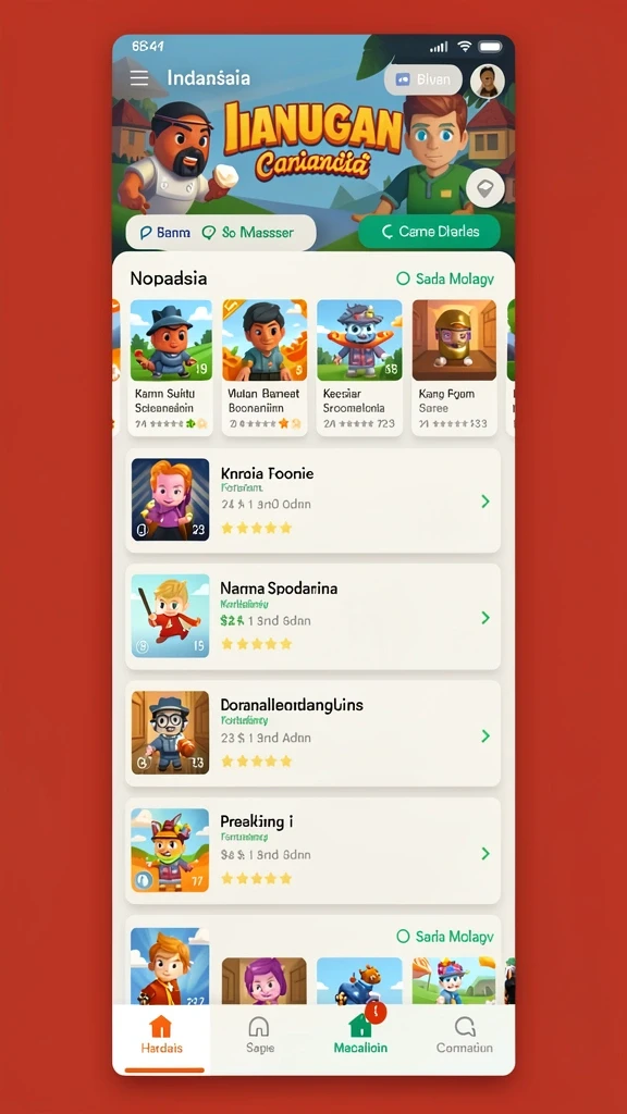nagaempire - Antarmuka pengguna yang intuitif dan mudah digunakan.