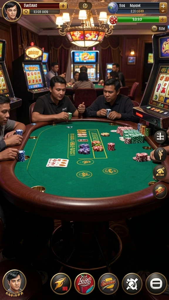raffi777 - Screenshot menampilkan berbagai permainan menarik yang tersedia.