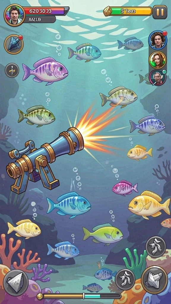 yyrr - Tampilan awal game dengan karakter yang menawan.